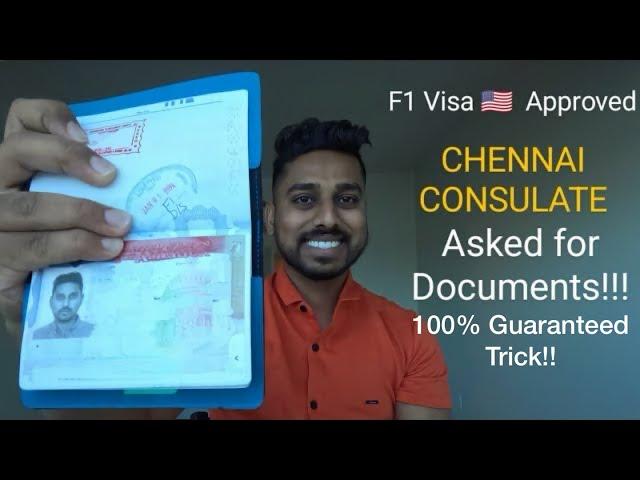 My F1 USA Visa Interview Experience| Chennai Consulate|