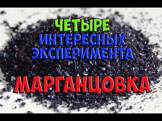 Опыты с марганцовкой - 4 интересных эксперимента