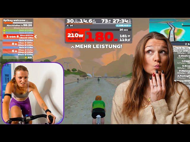 Wie HART wird mein erstes Training auf ZWIFT? Intervall Indoor Fahrrad Training | Wiener Verkehr