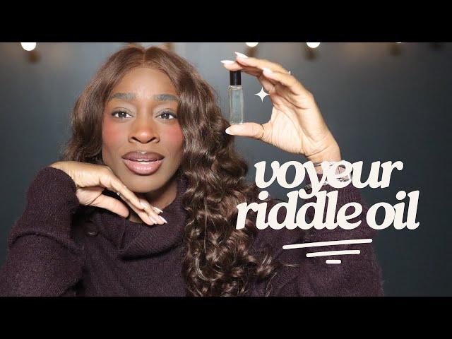 VOYEUR BY RIDDLE OIL UNBOXING + FIRST IMPRESSION | NKENNA ROSE