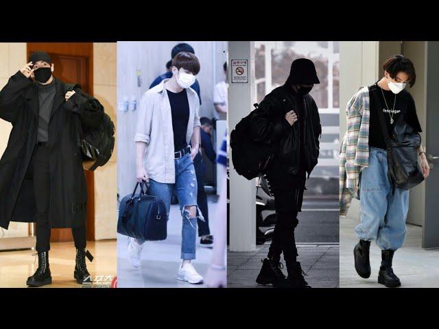 Jungkook Airport Fashion  || BTS Jk airport fashion #jk #bts