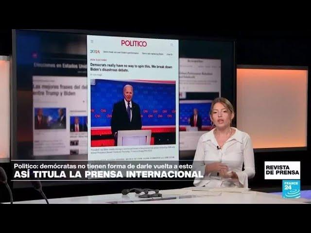 "¿El fin de Joe Biden?": prensa estadounidense reacciona al debate