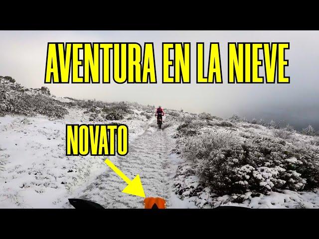 ENDURO POR LA NIEVE CON MI KTM 400 NUEVA - (MI PRIMERA RUTA)