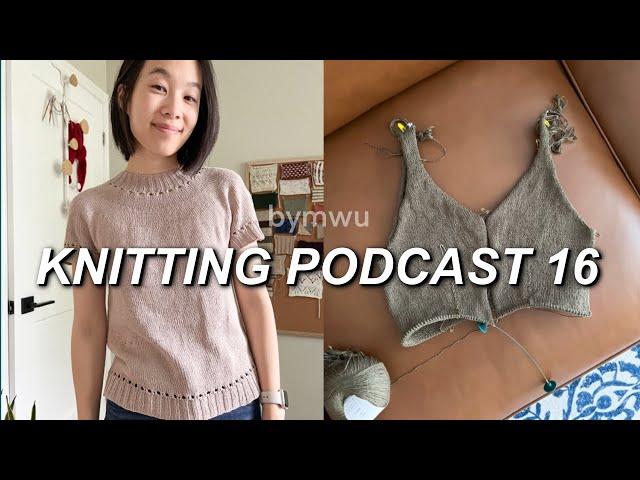 podcast 16 ~ two tee FOs, progress on the MELIDES dress & starting my first self-draft