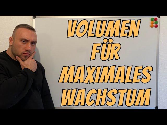 So viel VOLUMEN brauchen deine MUSKELN