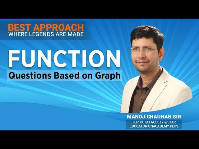 Question Based on Graph | Function | by Manoj Chauhan Sir - Best Approach