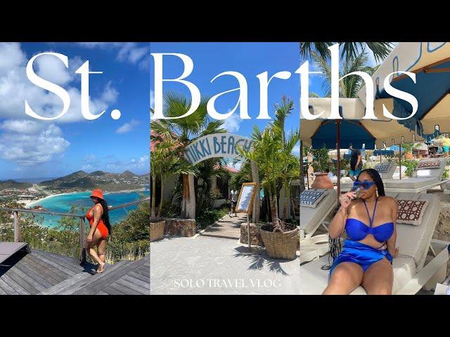 Solo Travel to St. Barths Vlog | Party | Restaurants| Nikki Beach and More