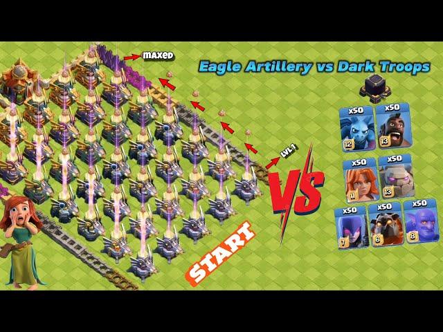 Eagle Artillery is BEAST | Eagle Artillery vs All Troops | clash of clans