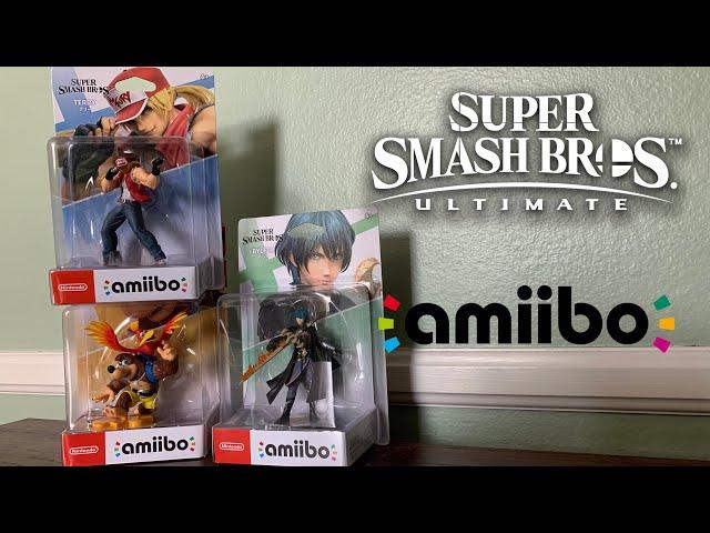 Banjo & Kazooie + Terry + Byleth Amiibo UNBOXING | Super Smash Bros Ultimate Wave 9 Amiibo