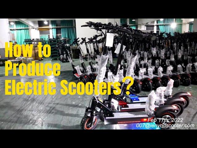 How to Produce Electric Scooters?  (Model - iENYRID M4 Pro)