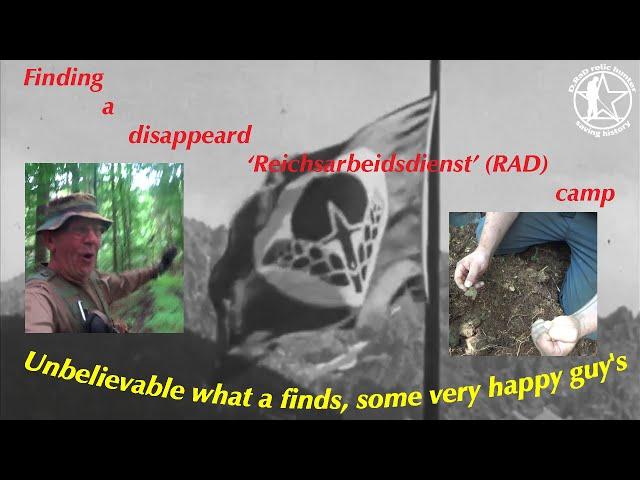 Exploring a lost and disappeared 'Reichsarbeitsdienst'  (RAD) camp.   D.RaD relic hunter.