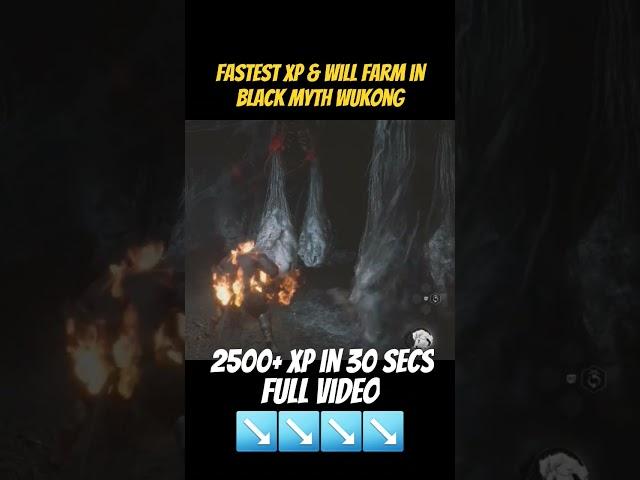 Fastest XP farm in Black Myth Wukong. Ready to level up faster?