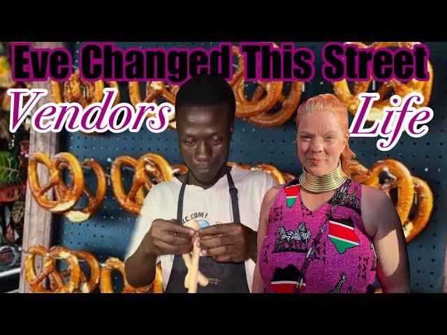 Eve Helped Change This Street Vendors Life | Street Food | Friends |Vlog |Sylvia And Koree Bichanga