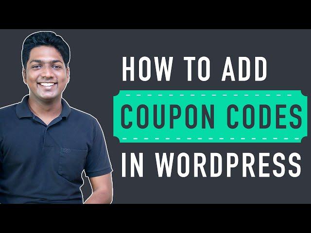 How to Add Coupon Codes in WordPress (woocommerce)