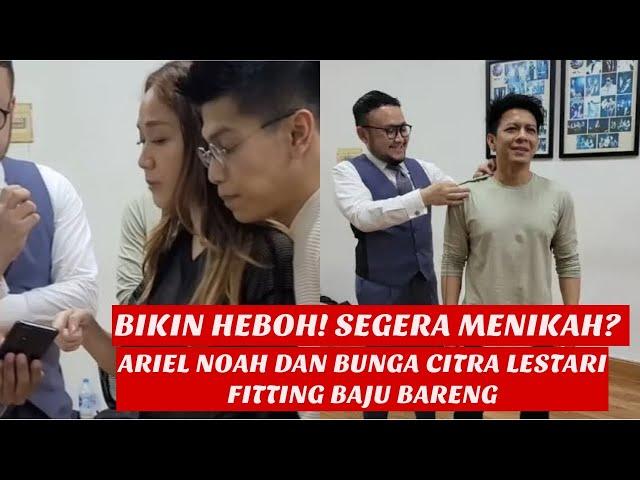 Dikabarkan Segera Menikah, Ariel Noah dan Bunga Citra Lestari Fitting Baju di Samuel Wongso