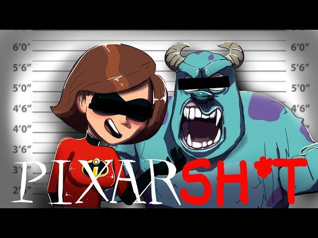 Pixar movie voice actors cursing but its the actual characters (an animation)