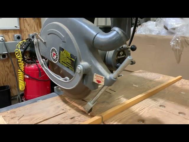 GovDeals: Rockwell Delta 14-RAS 14″ Radial Arm Saw (ID# 3QQQ