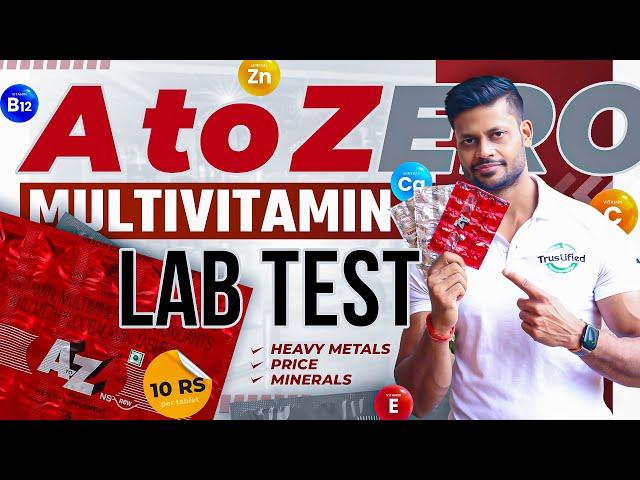 A to Z MULTIVITAMIN REVIEW WITH LAB TEST REPORT || PASS OR FAIL ?? #review  #health  #fitness