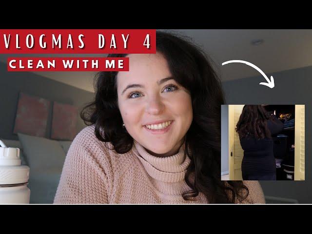 VLOGMAS DAY 4| Holiday Clean With Me 2021| LITERALLY LYDIA