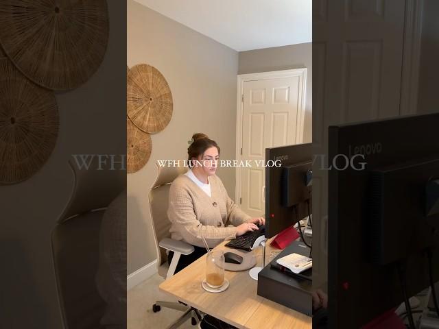 WFH lunch break vlog #vlog #vlogger #dailyvlog #wfh #workfromhome #remotework #lunch