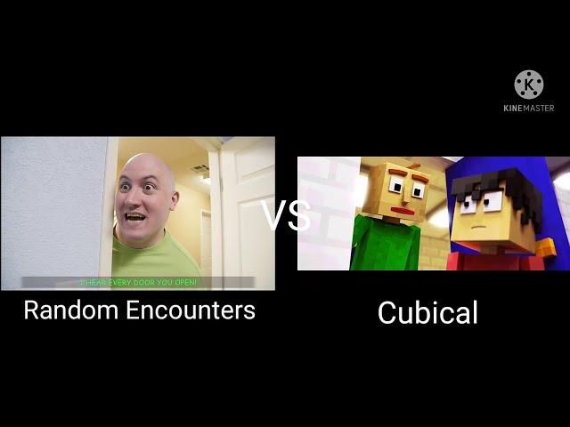 BALDI'S BASICS: THE MUSICAL Part 2 (Random Encounters vs Cubical)