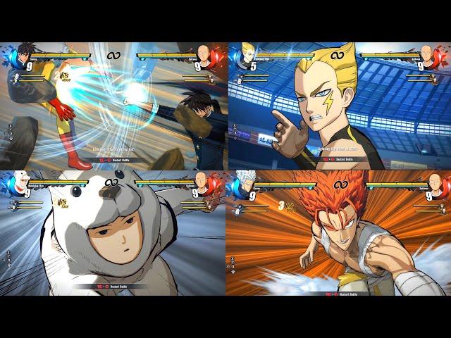 One Punch Man A Hero Nobody Knows - All Ultimate Attacks (+DLC Characters)