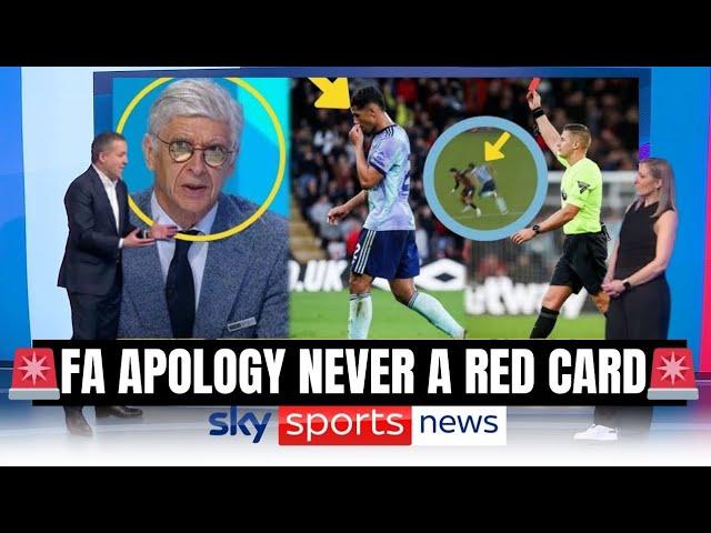  NOW FA Issues APOLOGY on Williams Saliba Red Card in Arsenal Vs Bournemouth 2–0 | Good News