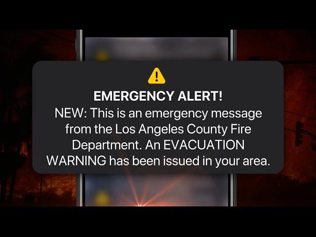 Residents Received False Evacuation Text Amid LA Wildfires