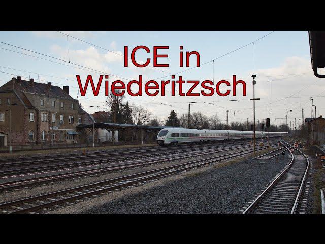 ICE auf Abwegen in Leipzig-Wiederitzsch