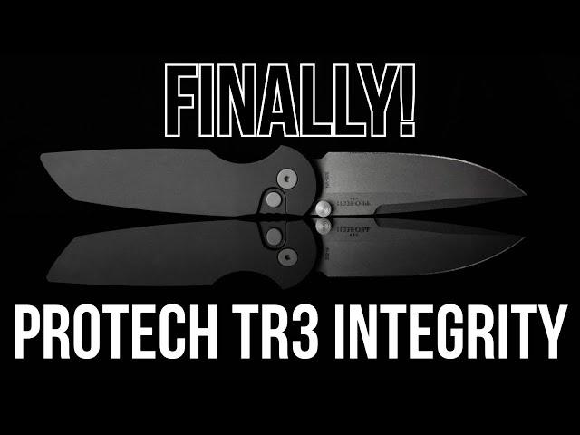 The Long Wait is Finally Over!!! - Protech Knives TR3 Integrity Manual Button Lock