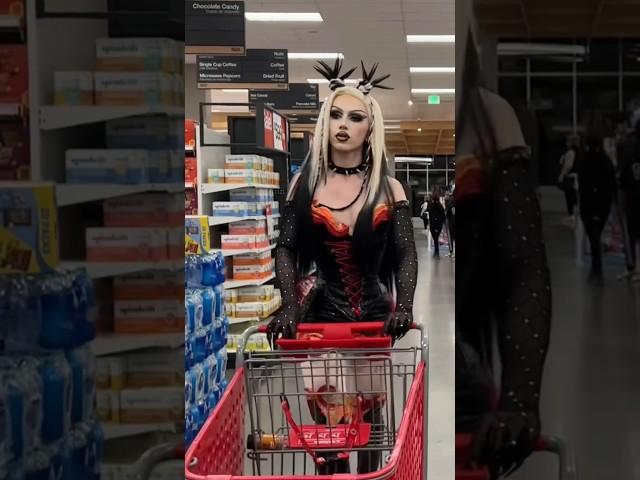 Drag queen shops at target in 10 inch heels *kicked out*