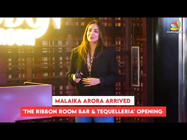 Malaika Arora Arrived At 'The Ribbon Room Bar & Tequelleria' Opening #malaikaarora