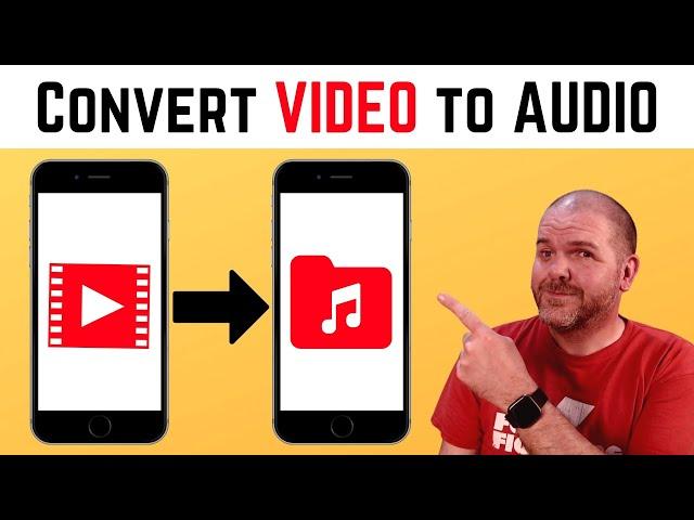 How to CONVERT video to audio on iPhone/iPad (iOS)