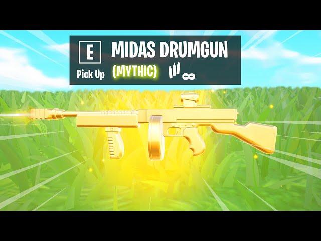 I Only Used *MIDAS* Mythic Drum Gun In Fortnite