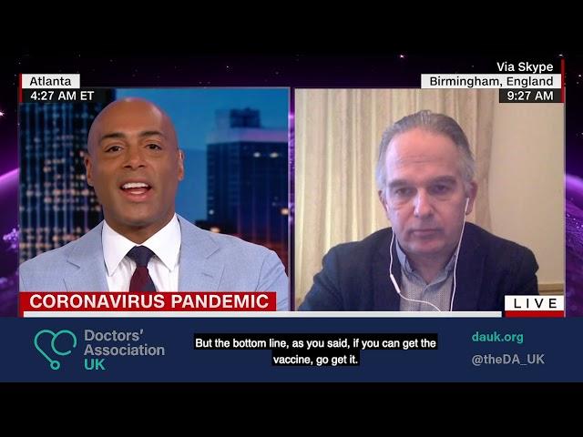 Dr David Nicholl on CNN 24/01/21