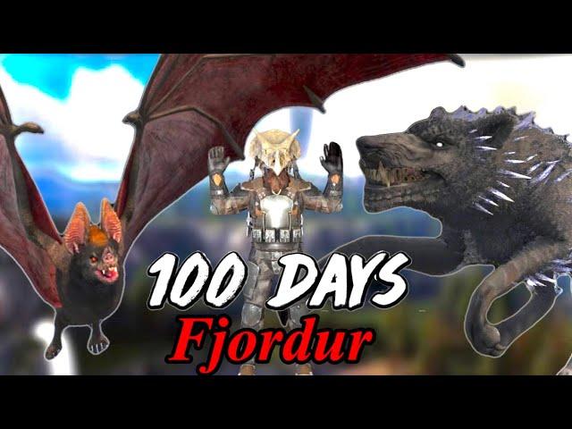 I BEAT Ark FJORDUR in 100 DAYS!