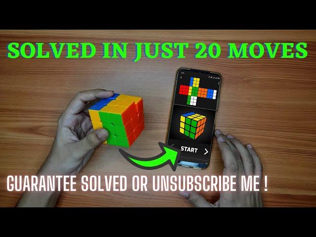 How To SOLVE RUBIK'S CUBE using Mobile Phone in Hindi