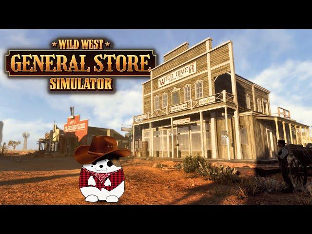 Wild West General Store Simulator Demo Early First Look! | New Upcoming Store Sim!