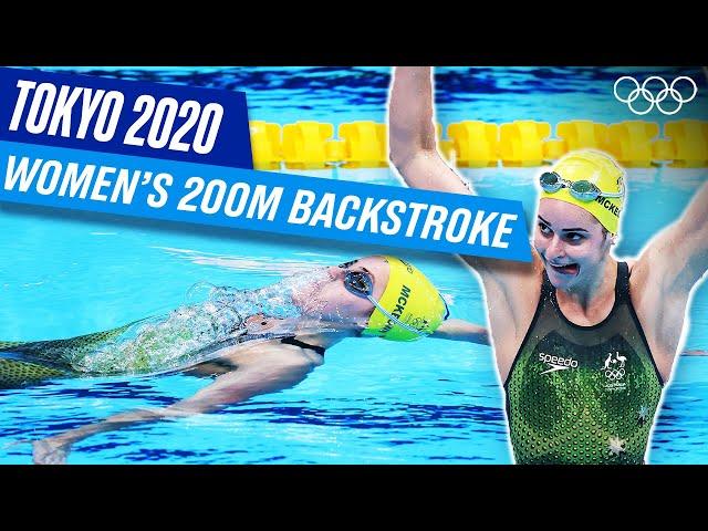 Swimming Women's 200m Backstroke Final | Tokyo 2020 Replays