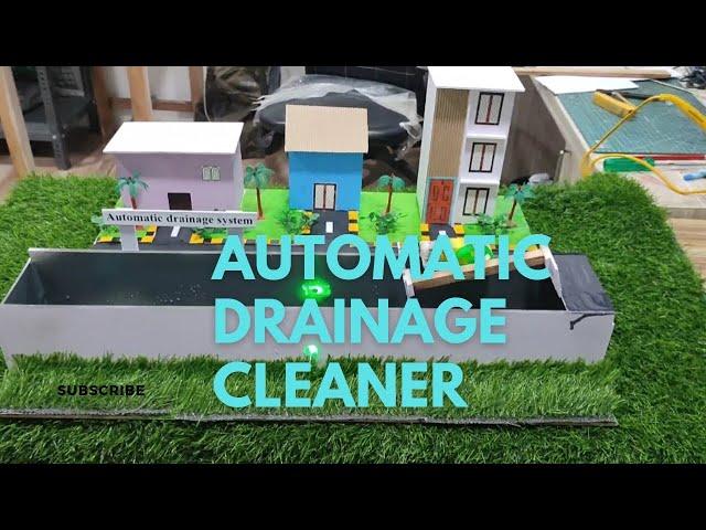 Inspired award project | Automatic Drainage Cleaner | LDR Sensor Based | Best School Project