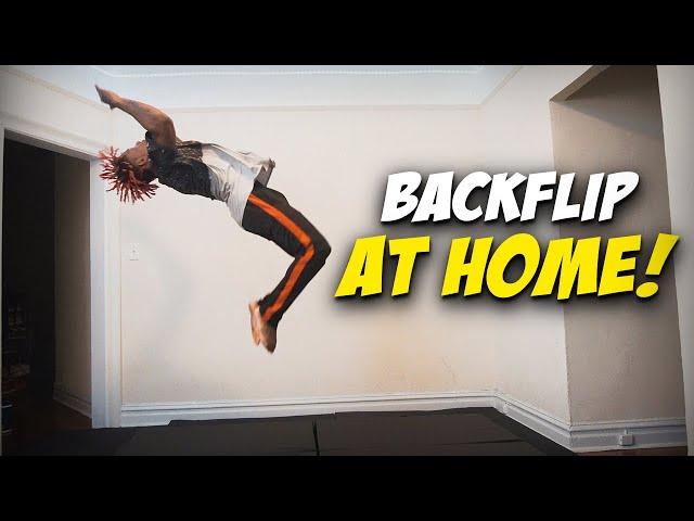 How to Backflip at HOME in 2021