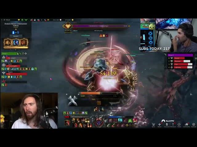 Stoopzz reacting to Asmongold's 1490 Berserker in Valtan | Lost Ark Daily Clips #11