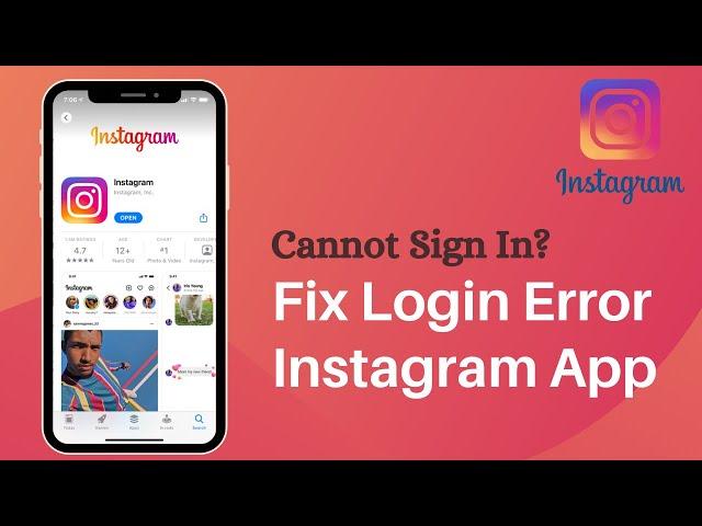 Fix Instagram Login Error | Instagram Sign In Problem iPhone