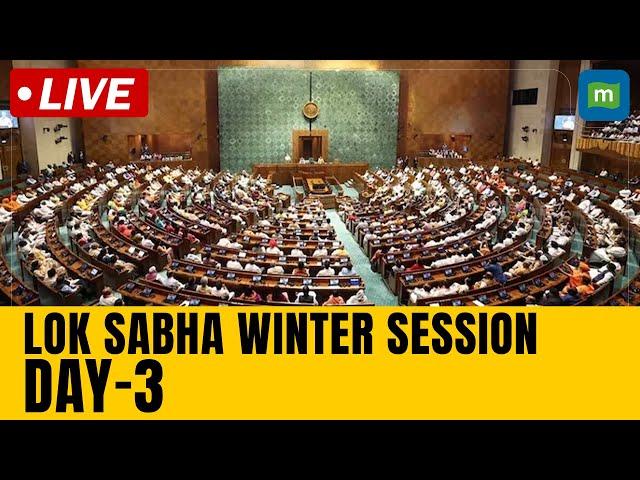 LIVE Lok Sabha Winter Session Day 03 | PM Modi | Lok Sabha Rahul Gandhi Speech | Waqf Bill | Adani