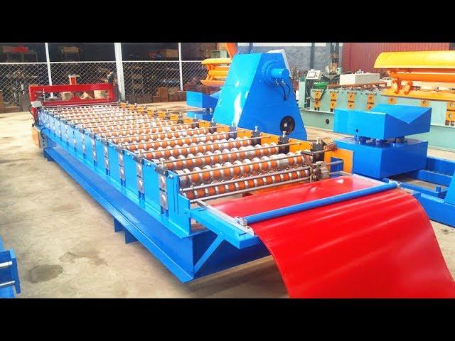 China 2017 corrugated iron roofing sheets price machine