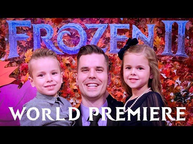 WE WENT TO THE FROZEN 2 WORLD PREMIERE!! (KIDS GET SURPRISED )