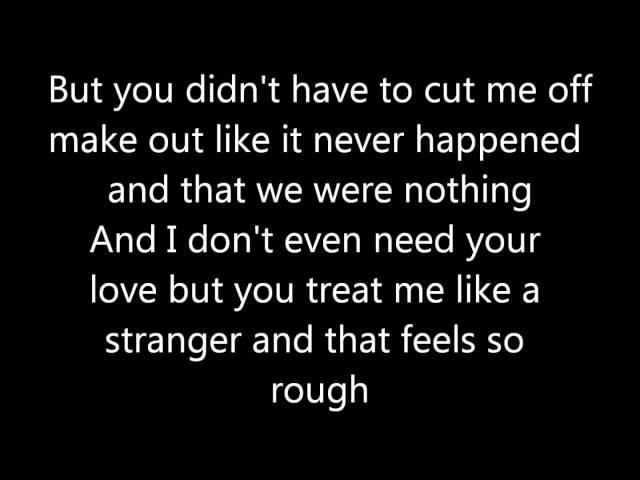 Somebody That I Used to Know- Gotye ft. Kimbra (Lyrics)