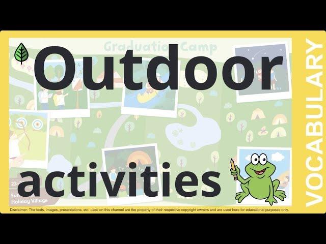 Vocabulary | Outdoor activities | 6BU5