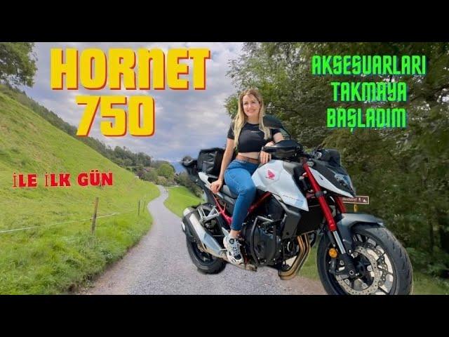 YENİ MOTOSİKLETİM İLE İLE İLK GÜN!  // HONDA HORNET 750