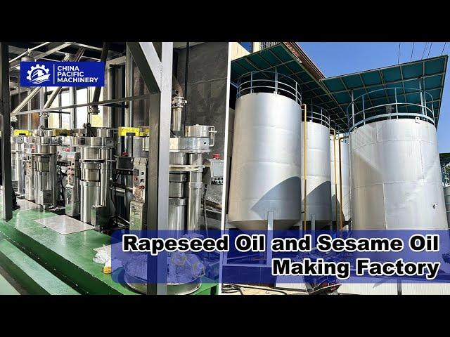 Rapeseed Oil and Sesame Oil Processing Plant Project by Pacific|Cooking Oil Manufacturing Mill